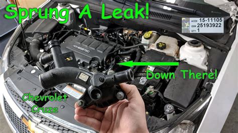 Chevy Cruze sprung a Leak! Coolant Leak Repair!